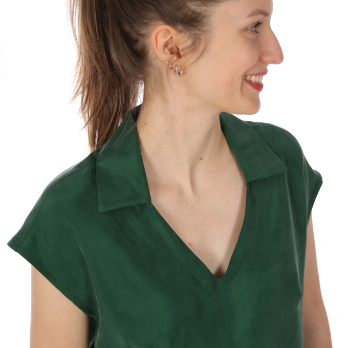 Patron blouse/top femme pdf Mme Anett Studio Schnittreif, en francais