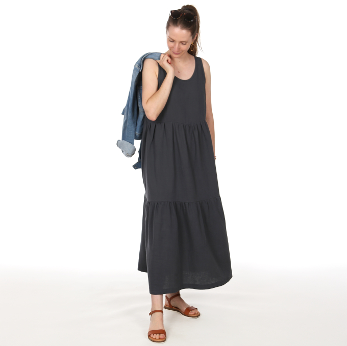E-Book Studio Schnittreif Frau Claire Maxikleid Damen