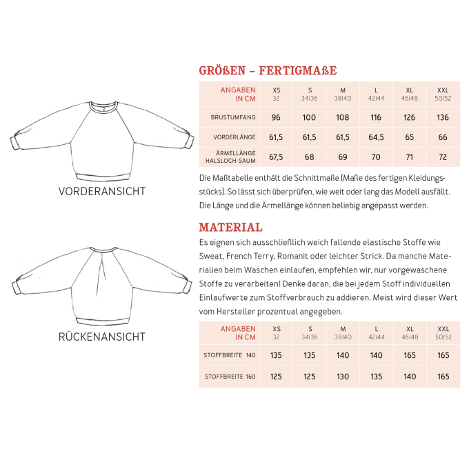 E-book Studio Schnittreif Frau Deetje Sweater, Duits