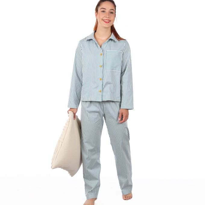 Patron pyjama femme pdf Frau Hilda Studio Schnittreif Levi, en français