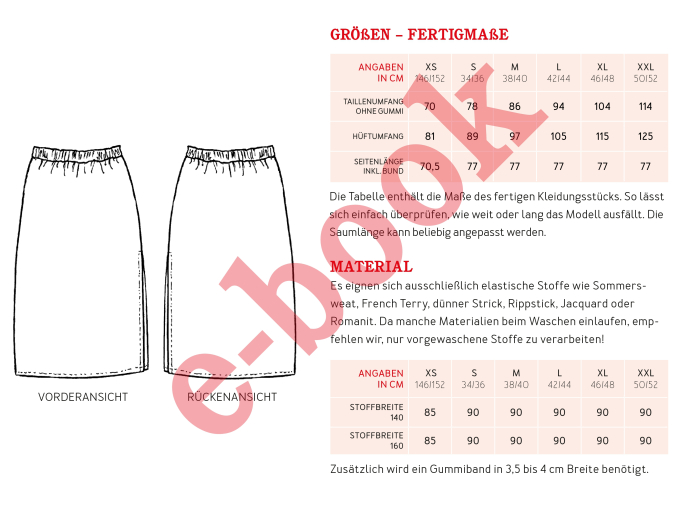 E-Book Studio Schnittreif Frau Irma - Sweatrock, german