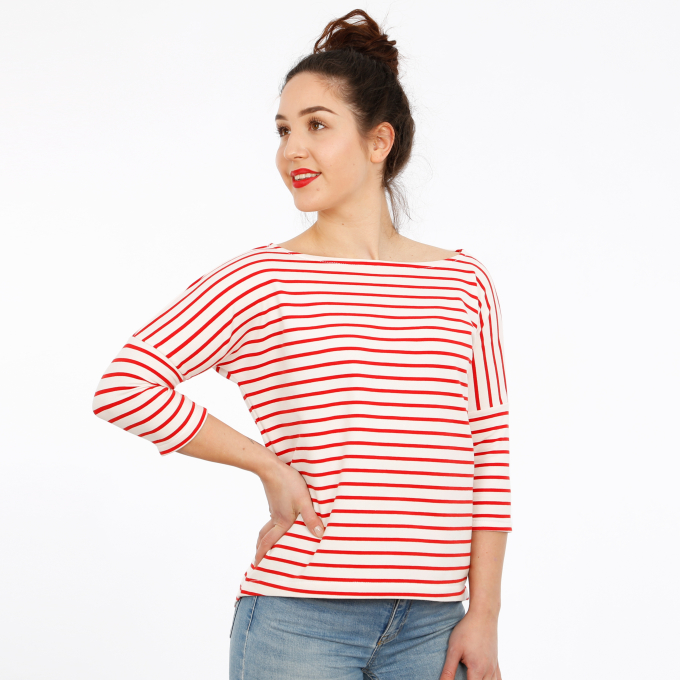 E-Book Studio Schnittreif Frau Karla - Sommershirt 3/4 Ärmel