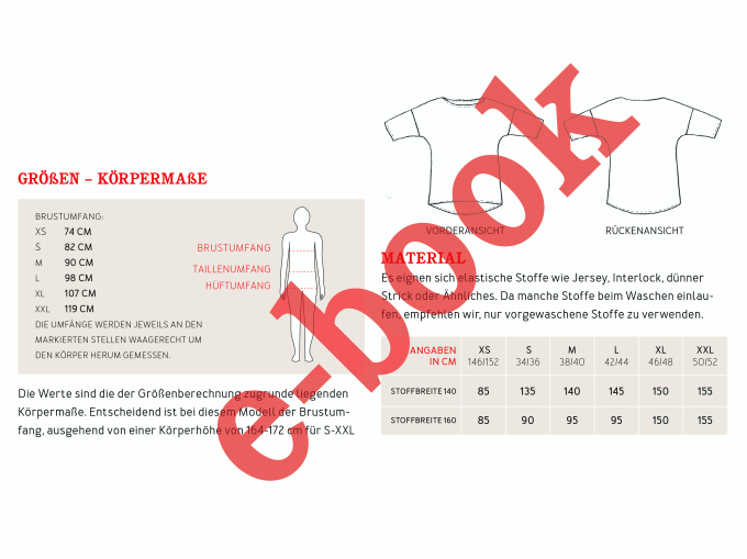 E-Book Studio Schnittreif Frau Karla - Sommershirt 3/4 Ärmel