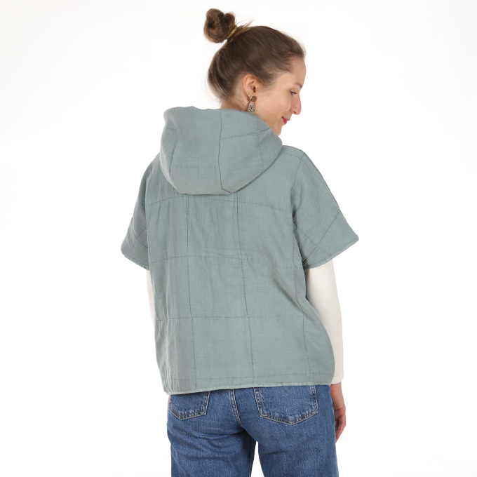 Patron gilet femme pdf Mme Kyra Studio Schnittreif, en allemand