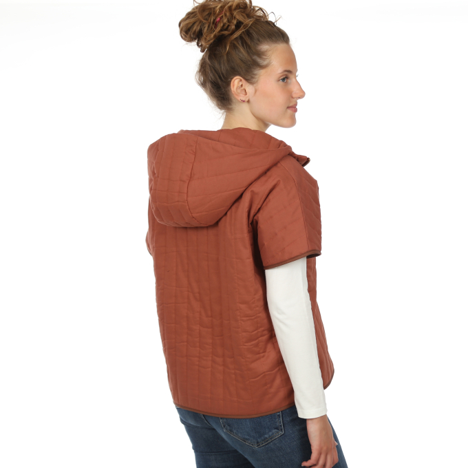 Patron gilet femme pdf Mme Kyra Studio Schnittreif, en allemand