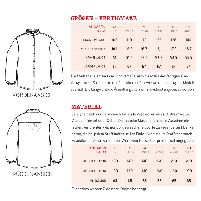 Patron chemisier femme pdf Mme Lana Studio Schnittreif, en français
