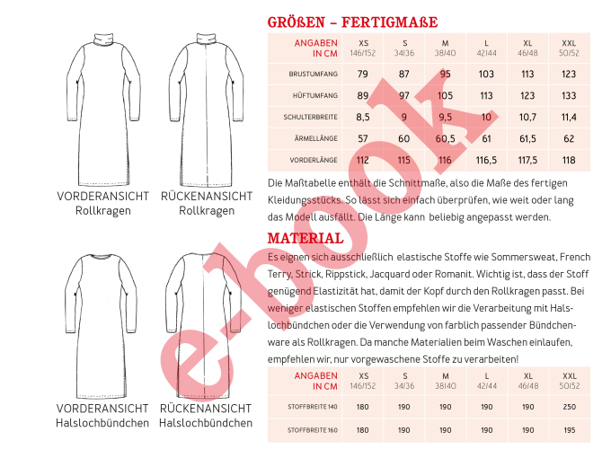 E-Book Studio Schnittreif Frau Nora Dress, german