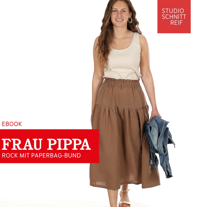 E-book Studio Schnittreif Frau Pippa Rok, Duits