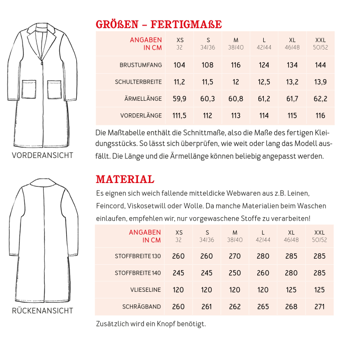Patron trenchcoat femme pdf Mme Shira Studio Schnittreif, en francais