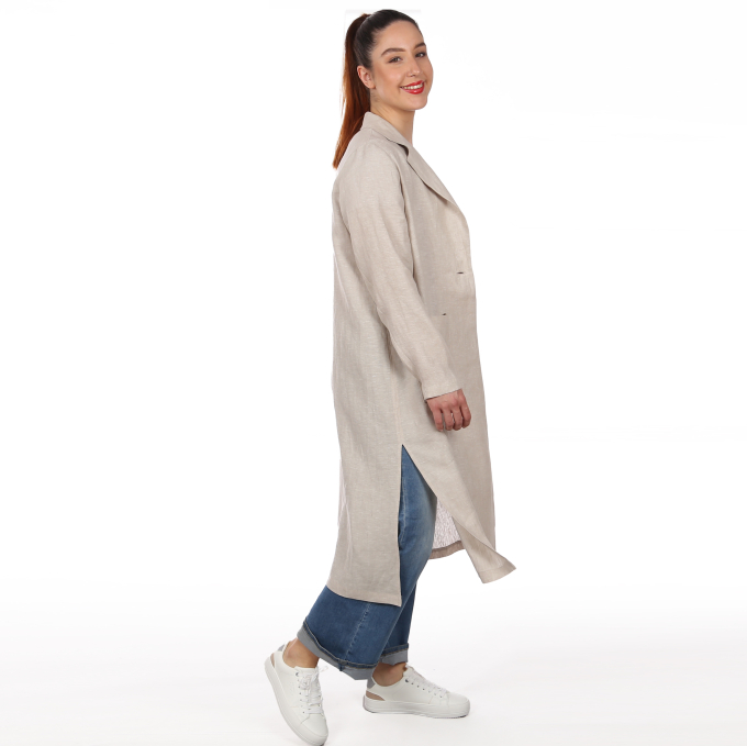 Patron trenchcoat femme pdf Mme Shira Studio Schnittreif, en francais