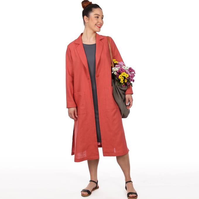 Patron trenchcoat femme pdf Mme Shira Studio Schnittreif, en francais
