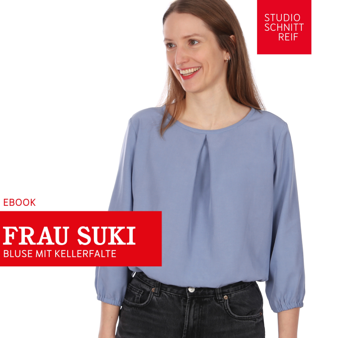 E-Book Studio Schnittreif Frau Suki - Bluse mit Kellerfalte