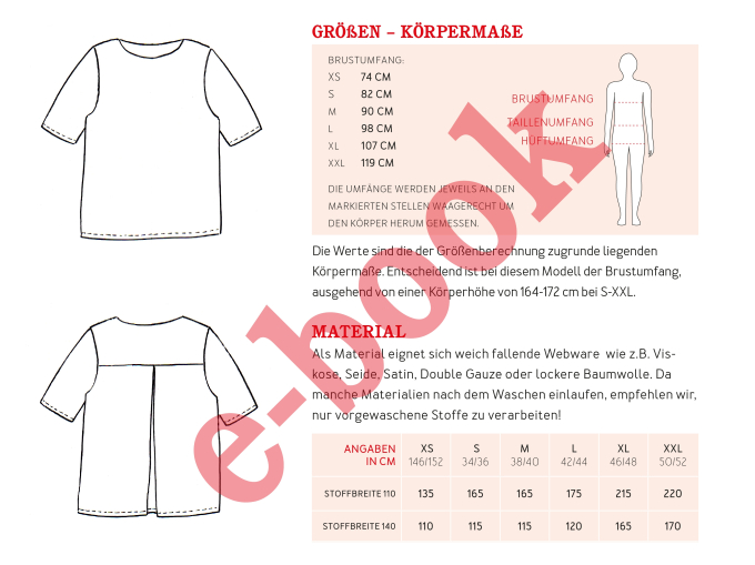 E-Book Studio Schnittreif Frau Yoko, duits