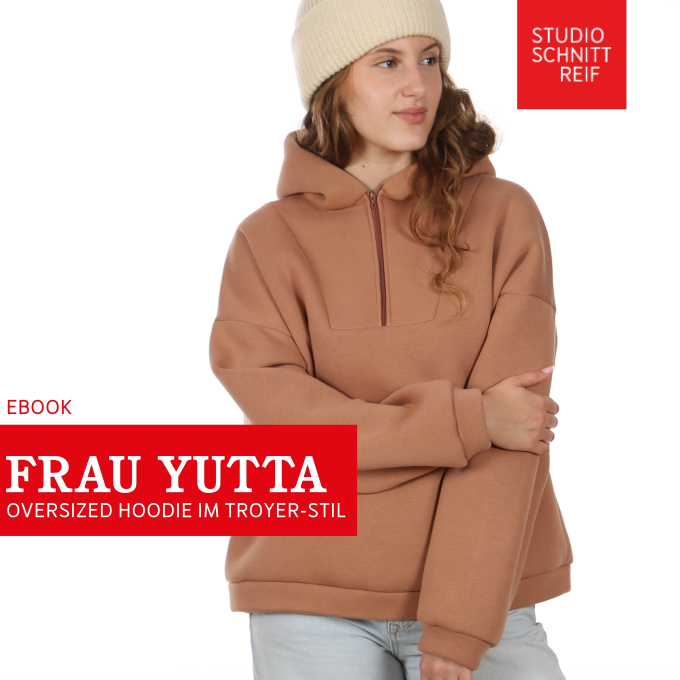 E-book Studio Schnittreif Frau Yutta Hoodie Dames, Duits