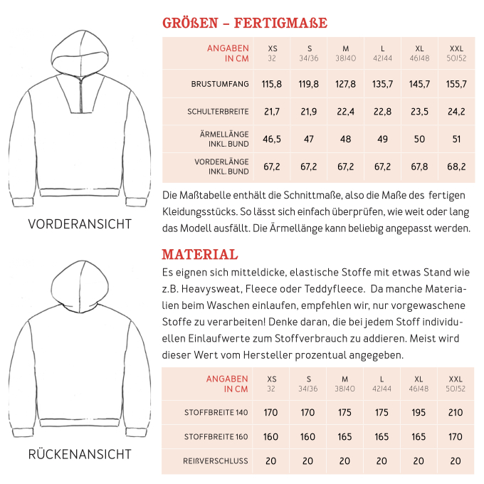 E-book Studio Schnittreif Frau Yutta Hoodie Dames, Duits