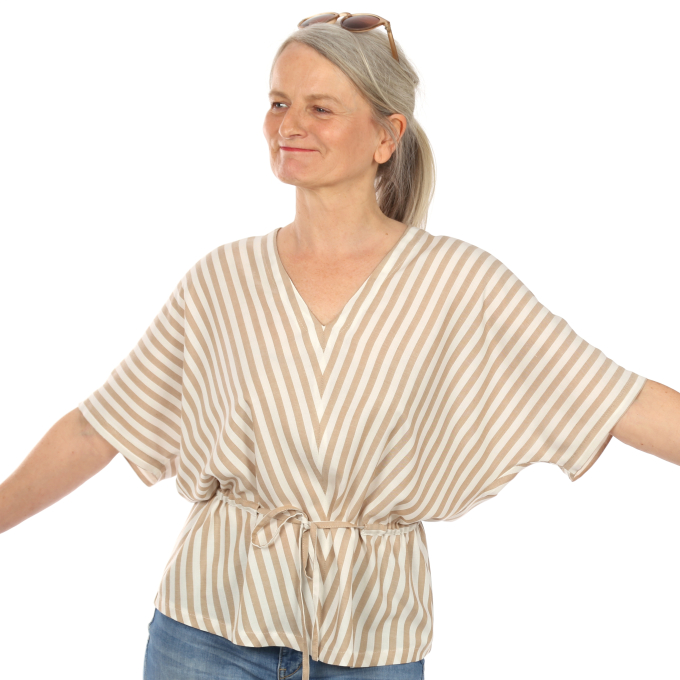 E-book Studio Schnittreif Frau Yuuka Blouse, Duits