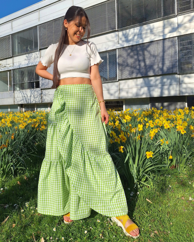 Patron jupe femme pdf Sakatl Telabeja, en français