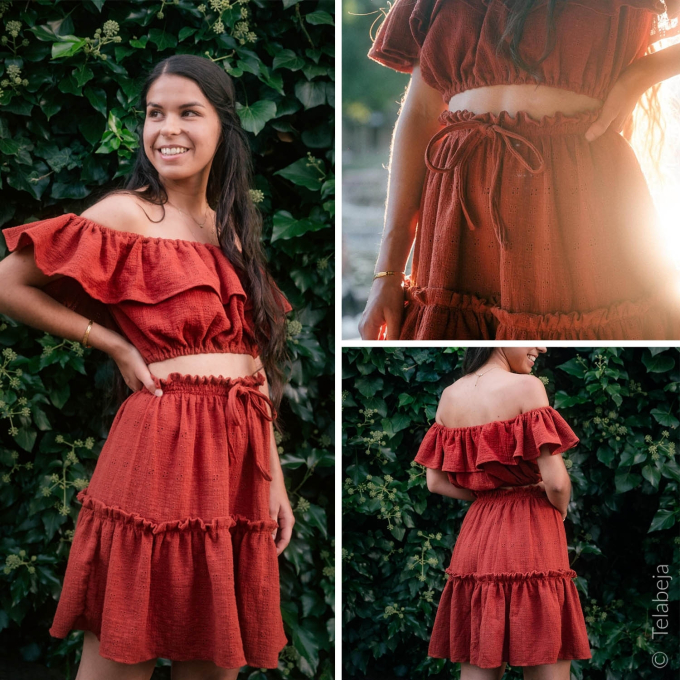 Patron rbe femme pdf Xalli Telabeja, en allemand