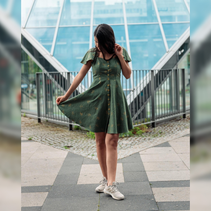 Patron robe femme pdf Yoalli Telabeja, en francais