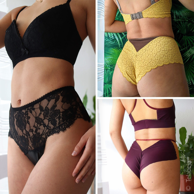 Patron panties femme pdf Yolotl Telabeja, en francais