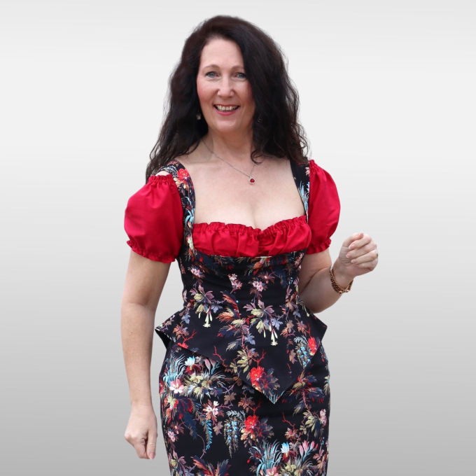 Patron corset costume traditionnel femme pdf Anni TINAlisa, en allemand
