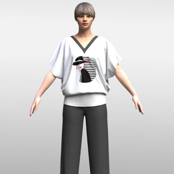 E-Book TINAlisa Freda Dames Jurk/Shirt, Duits