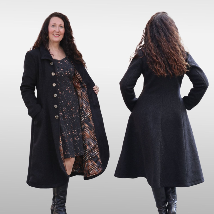 Patron veste femme pdf Arven TINAlisa, en allemand