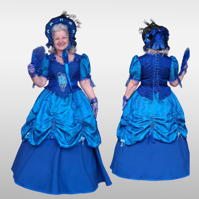 Patron jupe costume traditionnel femme pdf Belle TINAlisa, en allemand