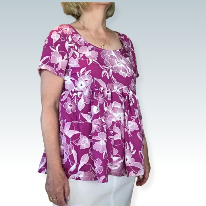 E-book TOSCAminni Schnittmanufaktur Dames Blouse Blomma, Duits