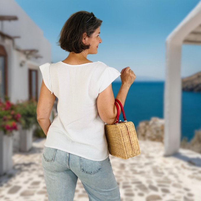 E-book TOSCAminni Schnittmanufaktur Dames Blouse Jasmin, Duits