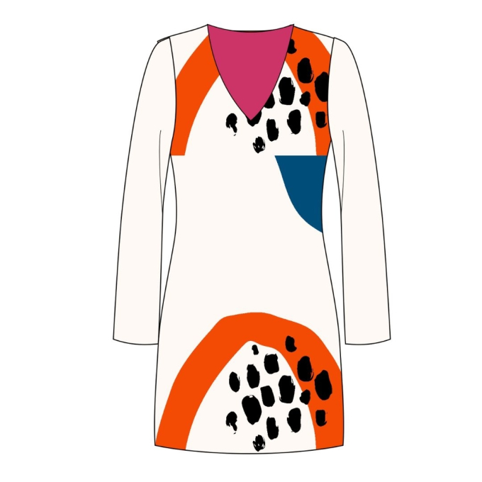 Patron robe femme pdf Estelle TOSCAminni Schnittmanufaktur, en francais