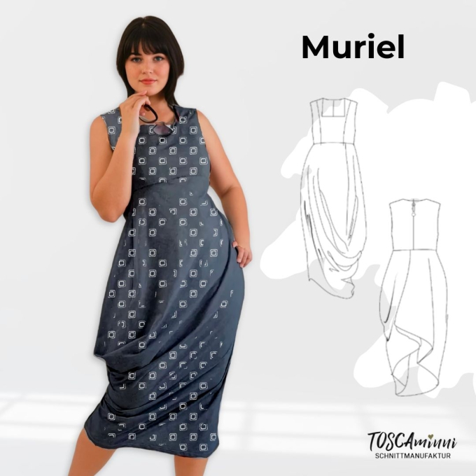 E-Book TOSCAminni Schnittmanufaktur Damen Kleid Muriel