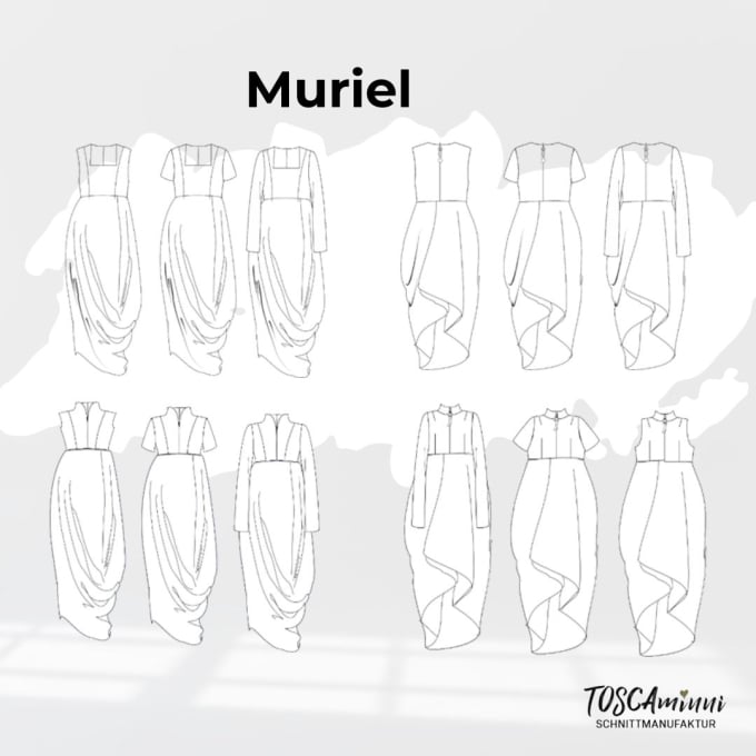 E-Book TOSCAminni Schnittmanufaktur Damen Kleid Muriel