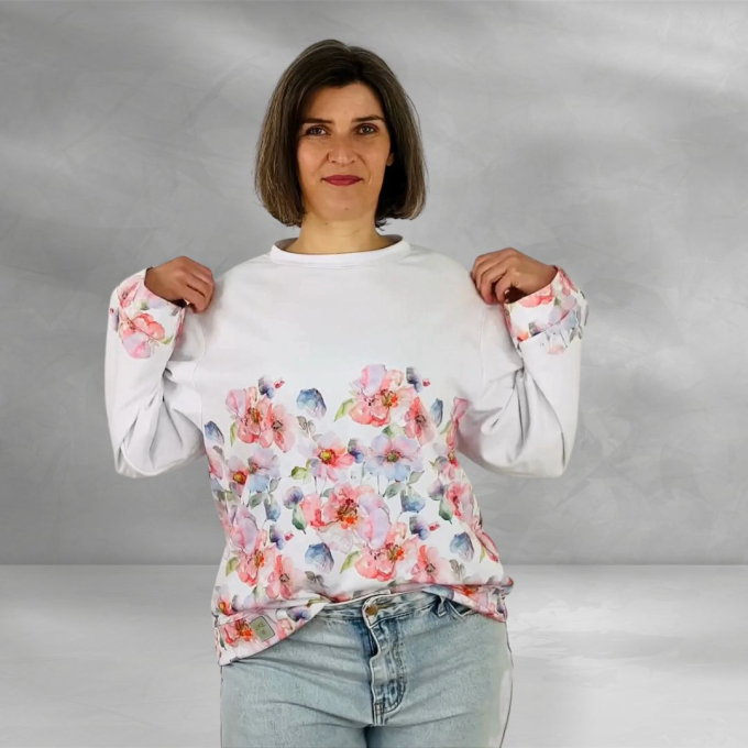 E-book TOSCAminni Schnittmanufaktur Dames Sweater Pia, Duits
