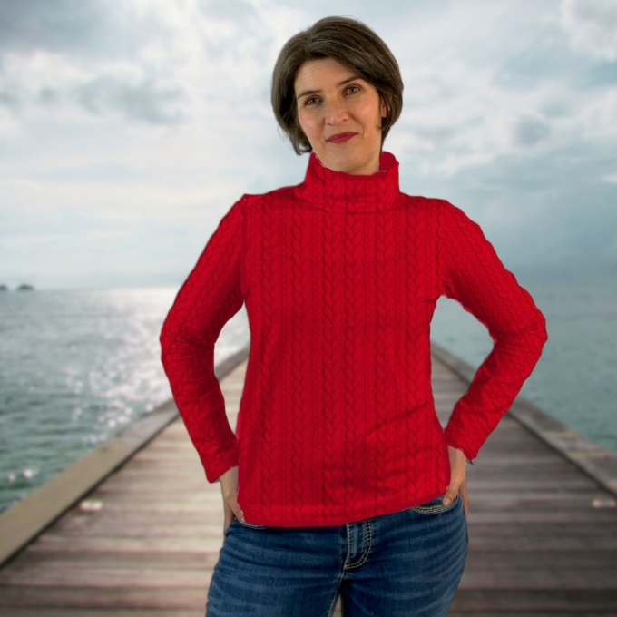 E-book TOSCAminni Schnittmanufaktur Dames Pullover Leni, Duits