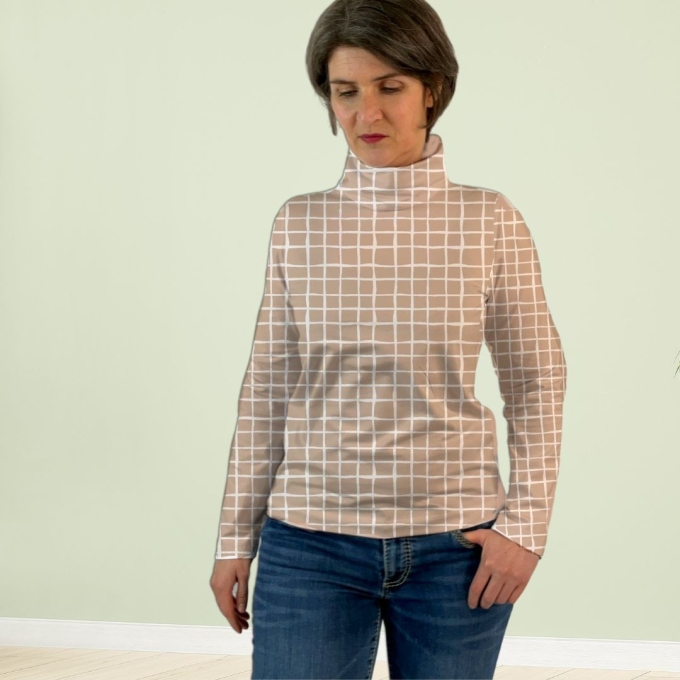 E-book TOSCAminni Schnittmanufaktur Dames Pullover Leni, Duits