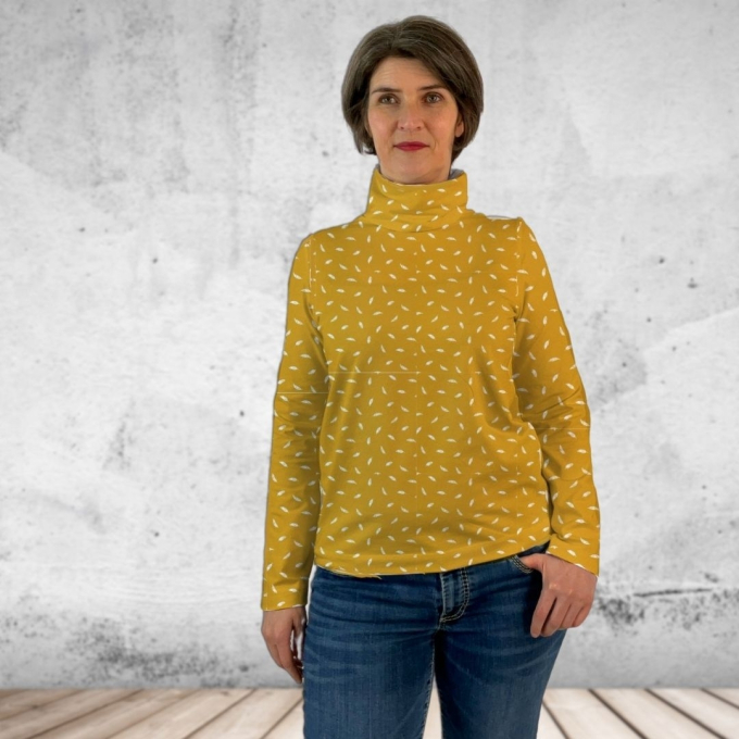 E-book TOSCAminni Schnittmanufaktur Dames Pullover Leni, Duits