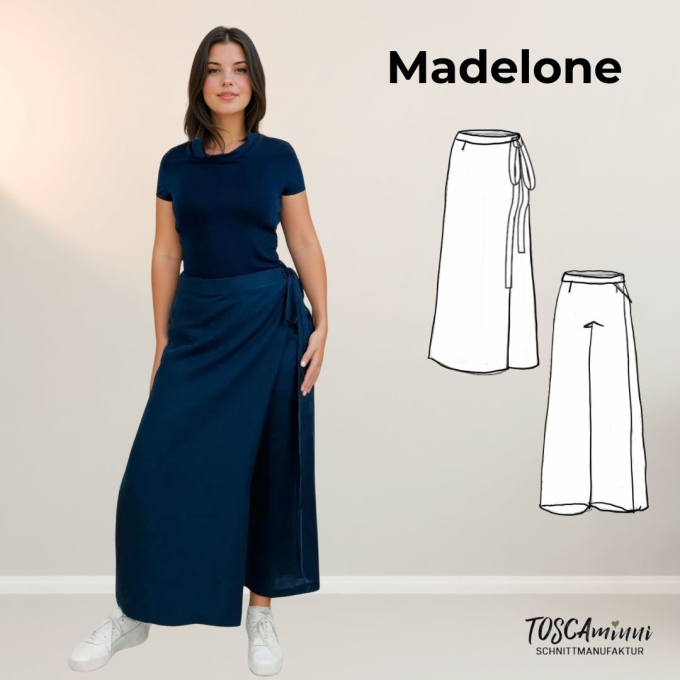 E-book TOSCAminni Schnittmanufaktur Dames Broek Madelone, Duits