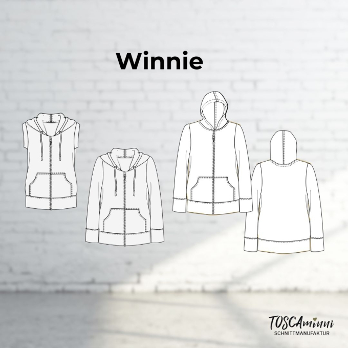 E-Book TOSCAminni Schnittmanufaktur Damenjacke / Weste Winnie