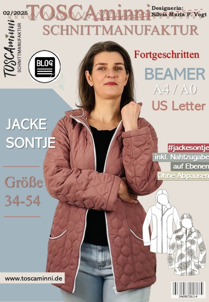 E-Book TOSCAminni Schnittmanufaktur Damenjacke Sontje