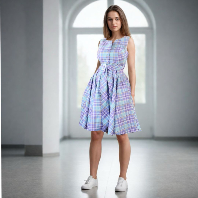 E-book TOSCAminni Schnittmanufaktur Damenkleid Monika, Duits