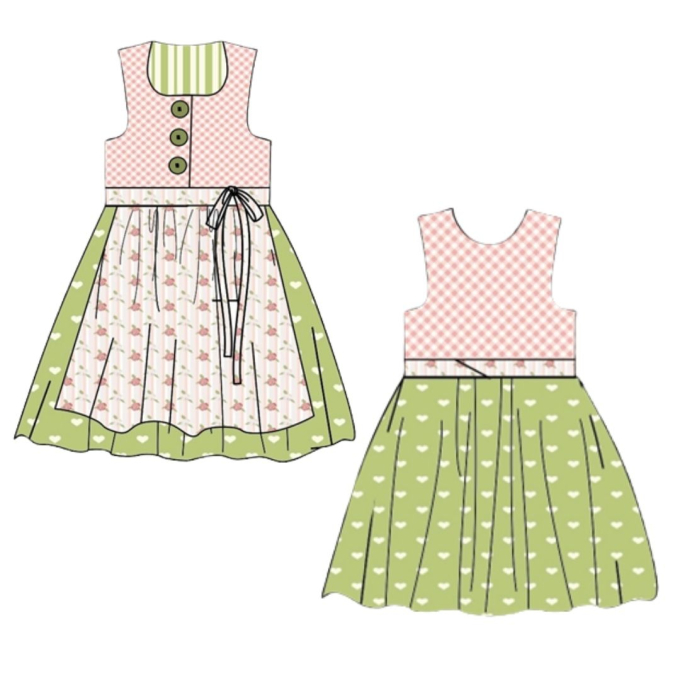 E-book TOSCAminni Schnittmanufaktur Dirndl Herzilein, Duits