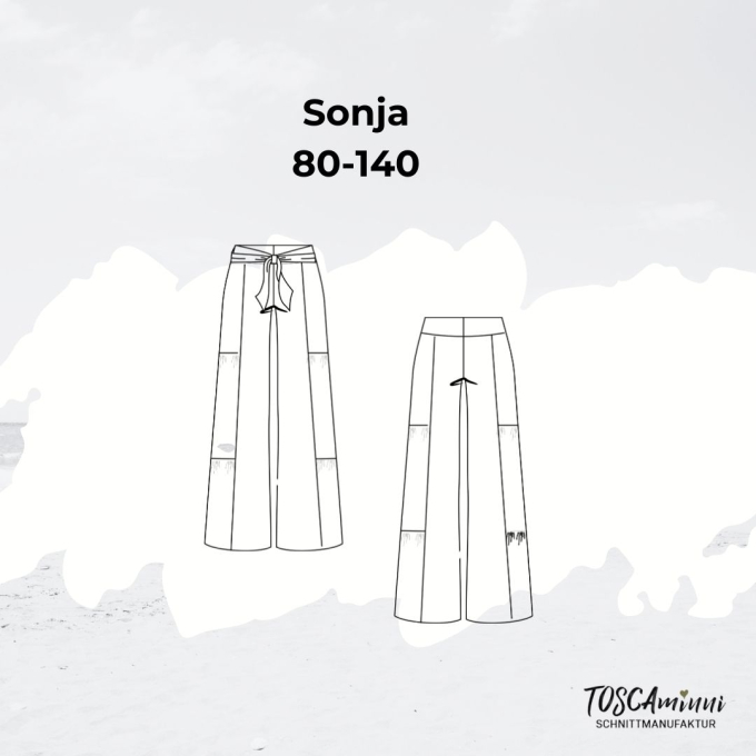E-Book TOSCAminni Schnittmanufaktur Kinder Hose Sonja Minni