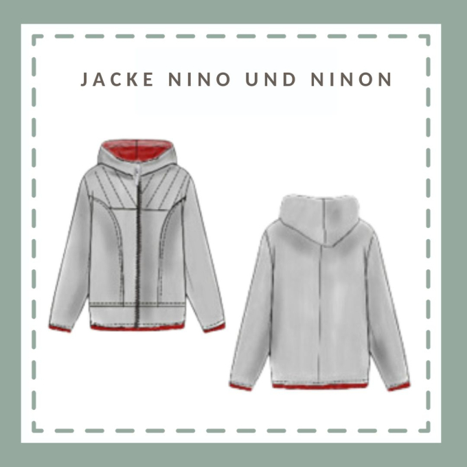 E-book TOSCAminni Schnittmanufaktur Kinderjas Nino und Ninon, Duits