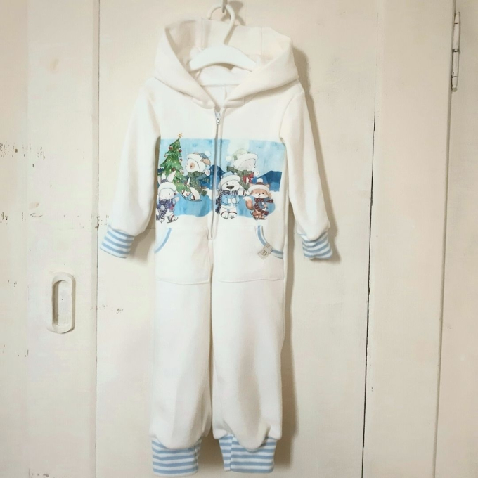 Patron overall enfant pdf Vigo + Elna TOSCAminni Schnittmanufaktur, en allemand