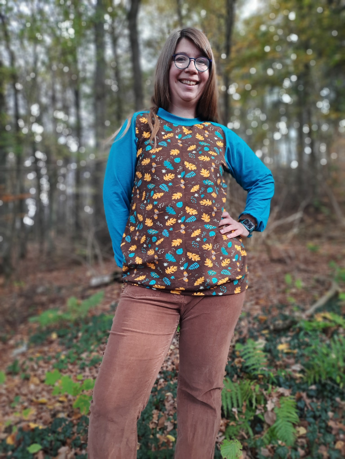 E-book Unendlich Schön - Damen Raglan Pulli Glenna, Duits