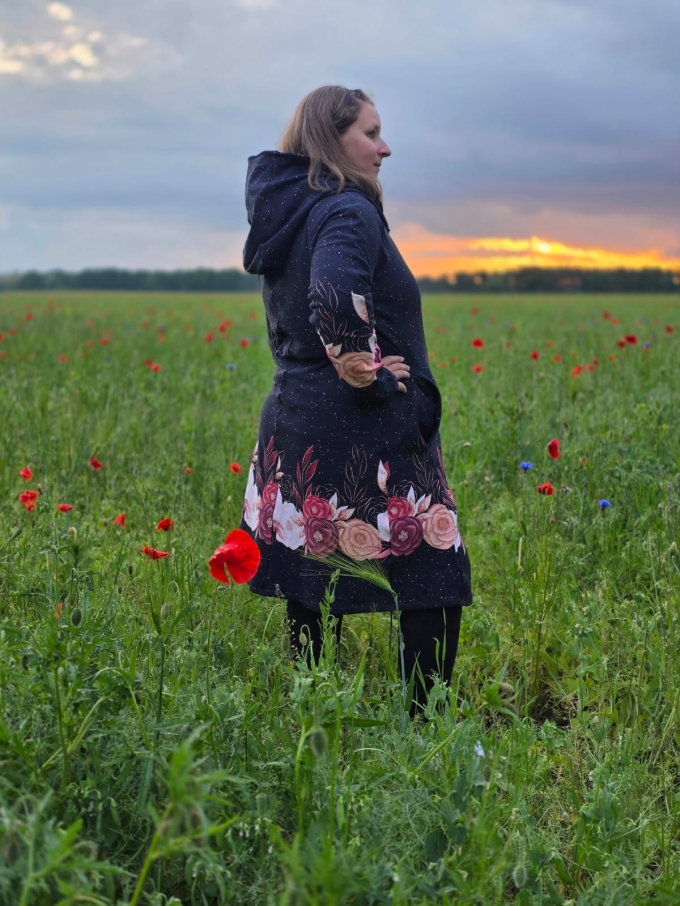 Patron supplément pour manteau femme pdf Ivey Unendlich Schön, en allemand