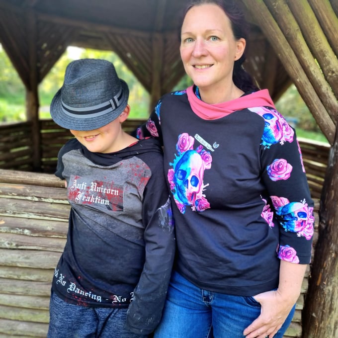 E-book Unendlich Schön Add on Family Kombi Glenna-Glenn-Glenni Raglan Pulli, Duits