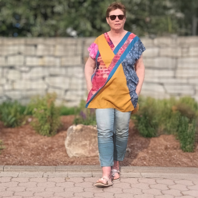E-Book Unendlich Schön Patchwork Shirt Tunika Kleid Varda