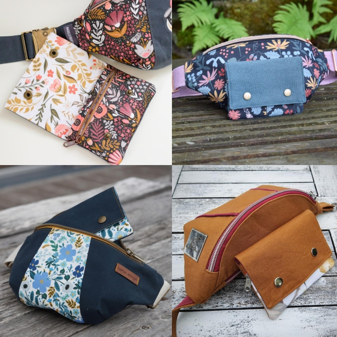 E-Book Unikati Bauchtasche Lana / Geldbörse Rosa, duits